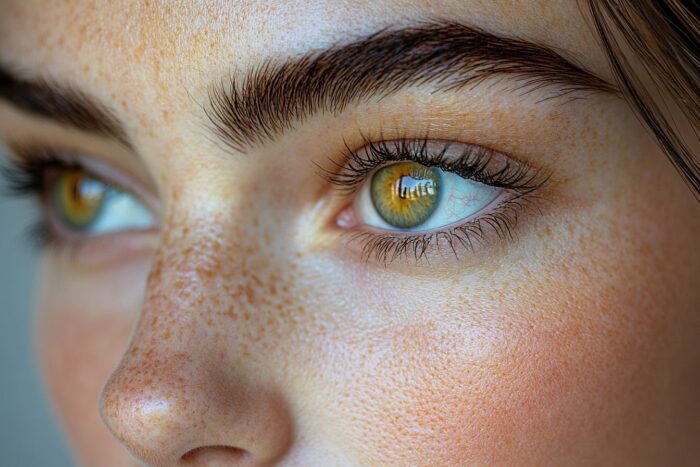 Taches jaunâtres autour des yeux : causes et traitements possibles