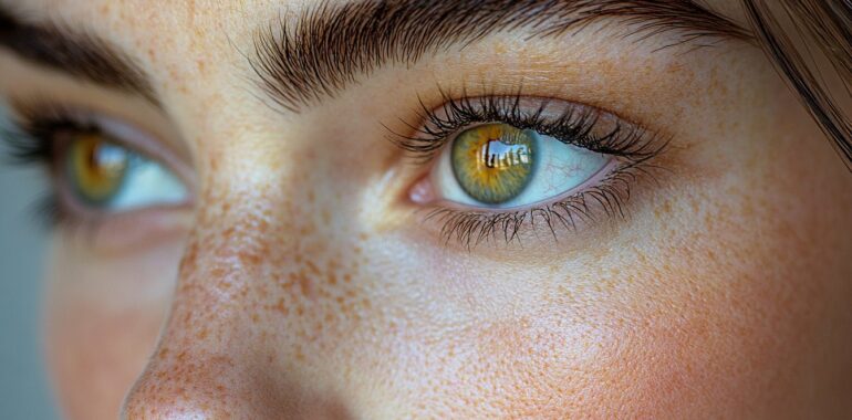 Taches jaunâtres autour des yeux : causes et traitements possibles