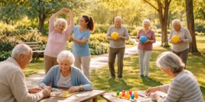 Activités physiques adaptées pour personnes Alzheimer avec sport thérapeutique et exercices mémoire douce