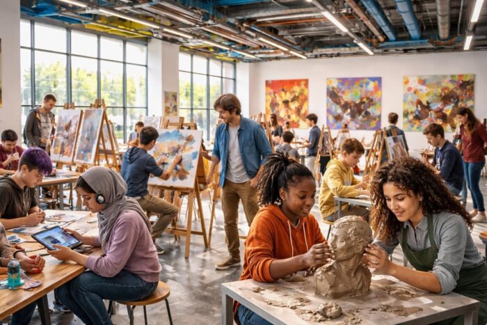 Les ateliers culturels et artistiques pour les jeunes au Centre Pompidou