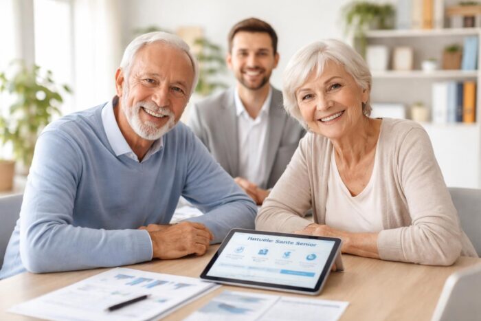 Souscrire une mutuelle santé senior adaptée chez Harmonie Mutuelle ou April