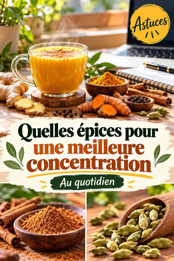 Quelles épices pour une meilleure concentration ?