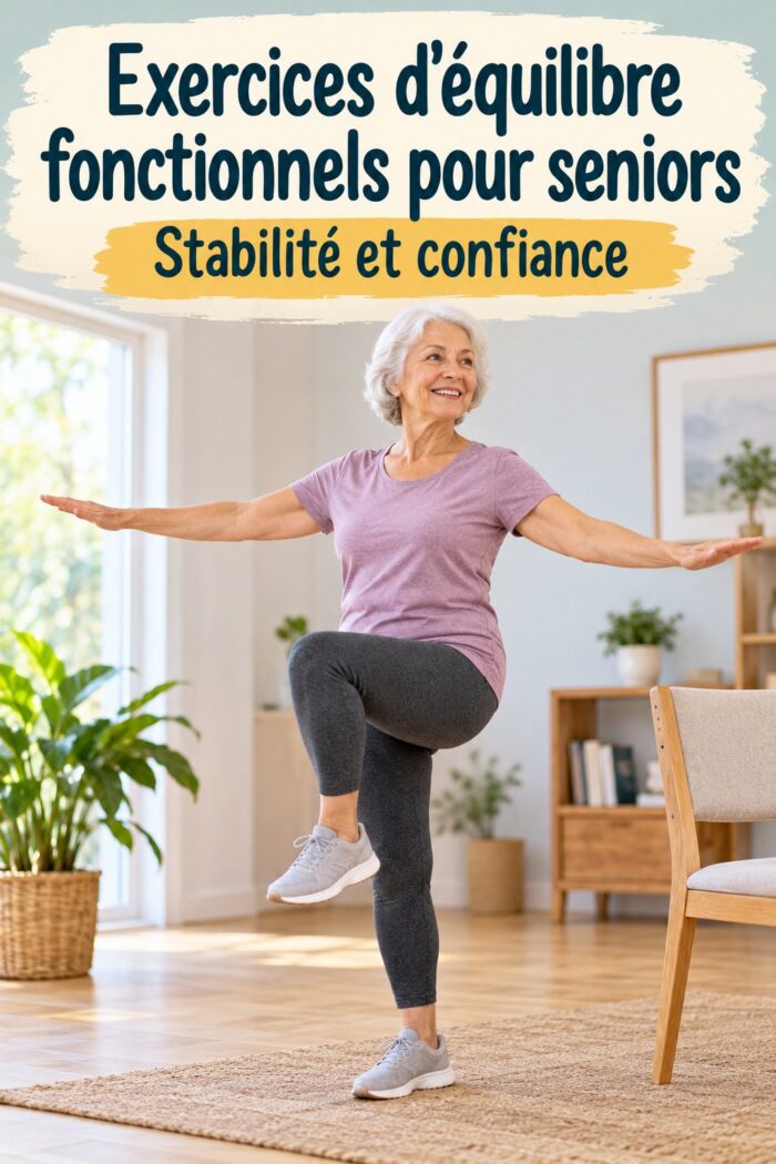 Exercices d’équilibre fonctionnels pour seniors