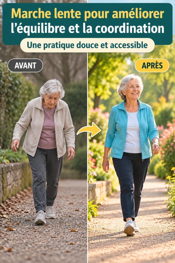 Marche lente : un atout pour équilibre et coordination