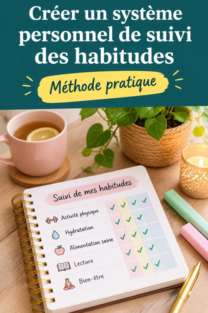 Établir un système efficace de suivi des habitudes