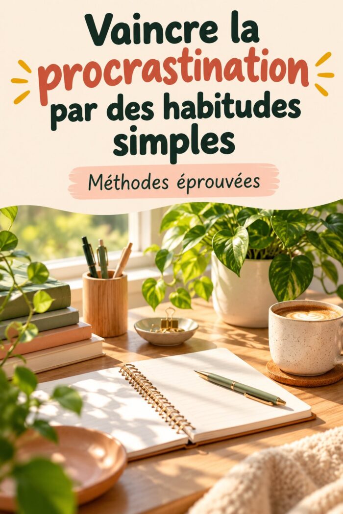 Vaincre la procrastination par des habitudes simples